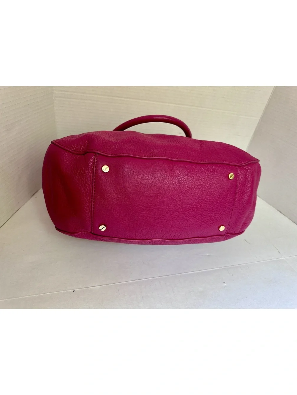 Tory Burch Amanda Bright Pink / Magenta Classic Hobo /Satchel Bag